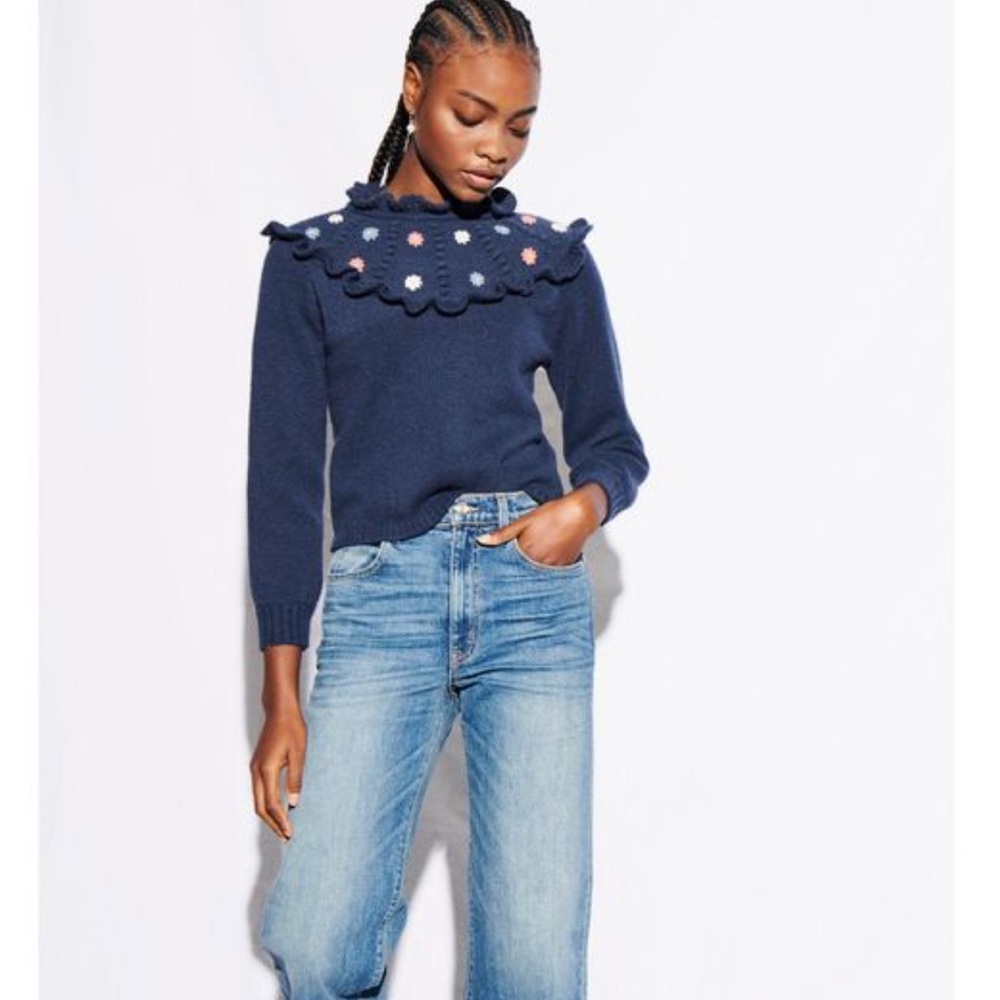 Saylor embroidered sweater